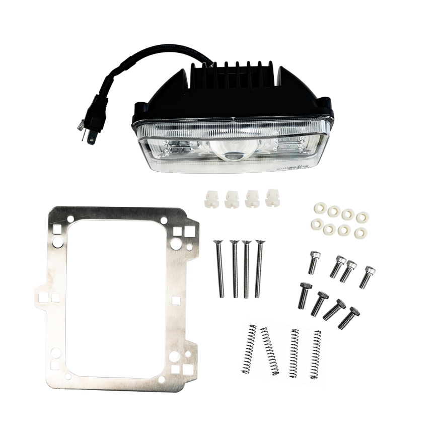 LED Traktorin etuvalo LED/69W/10-30V IP69 5700K suorakulmainen