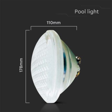 LED Uima-altaan lamppu LED/25W/12V IP68 6500K