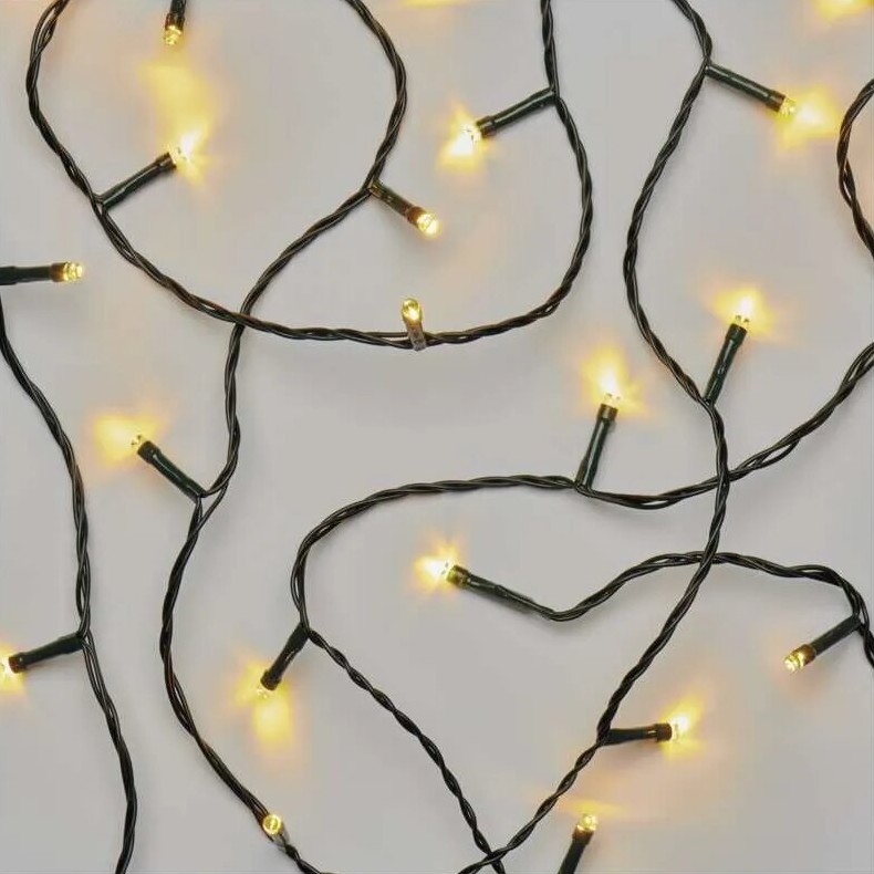 LED-ulkojouluketju 100xLED/10m IP44 lämpimänvalkoinen