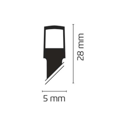 LED-ulkojouluketju CHAIN 180xLED/8 toimintoa 8m IP44 kylmä valkoinen