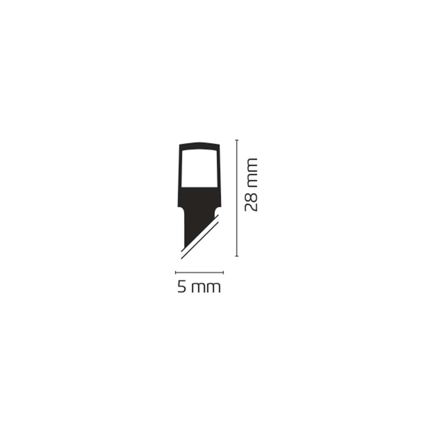 LED-ulkojouluketju CHAIN 180xLED/8 toimintoa 8m IP44 kylmä valkoinen