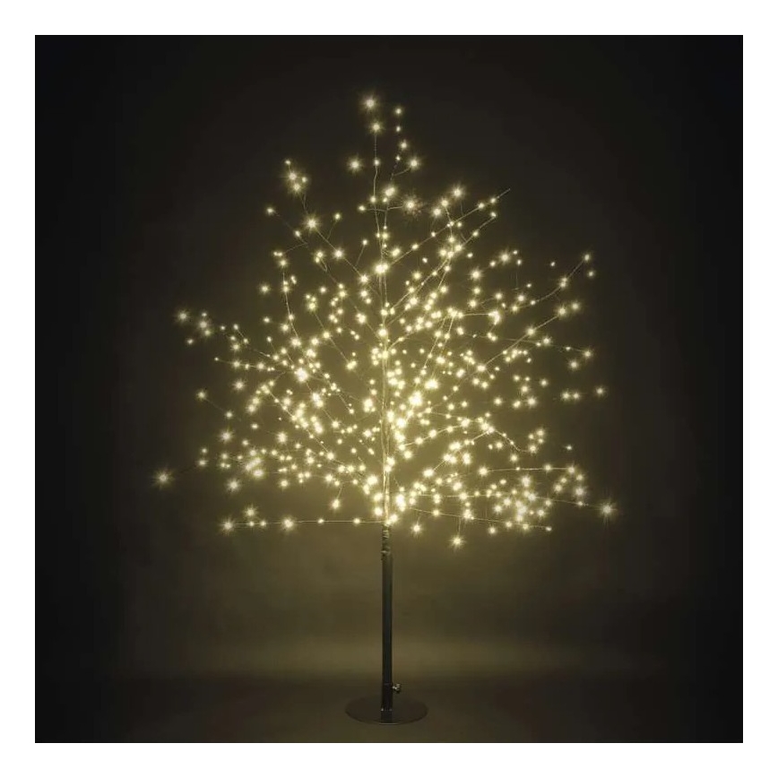 LED-ulkojoulukoriste 600xLED/3,8W/230V 120 cm lämmin valkoinen IP44