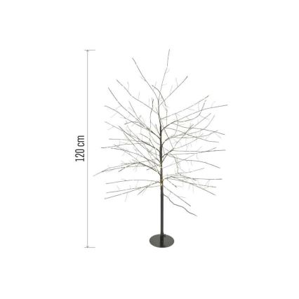 LED-ulkojoulukoriste 600xLED/3,8W/230V 120 cm lämmin valkoinen IP44