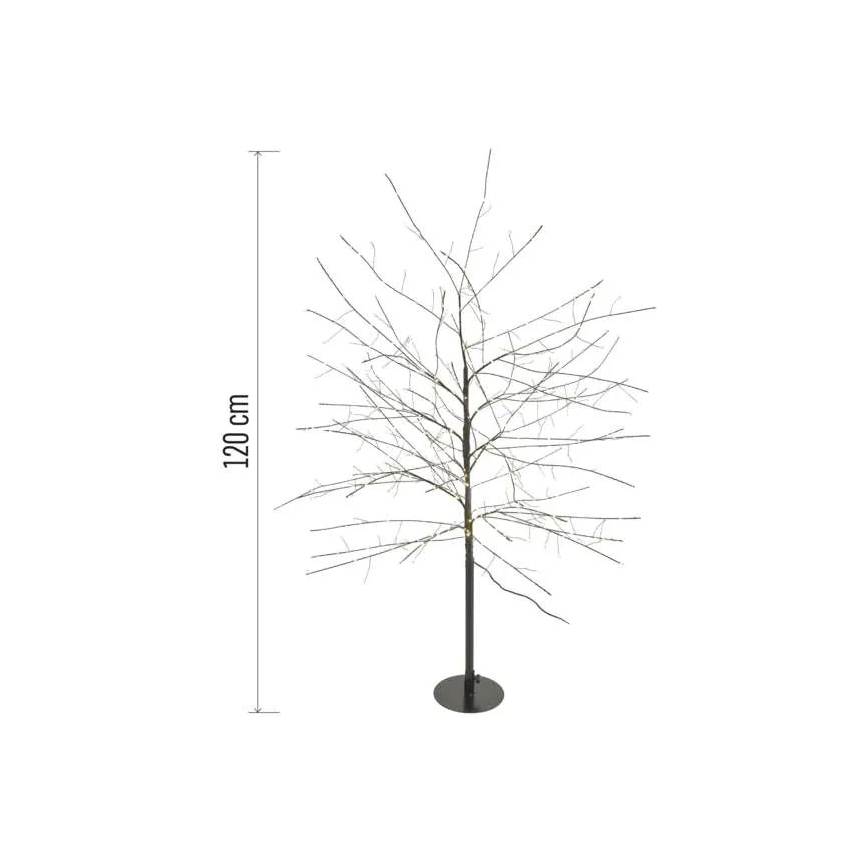 LED-ulkojoulukoriste 600xLED/3,8W/230V 120 cm lämmin valkoinen IP44