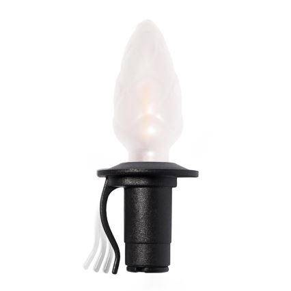 LED-ulkojouluvaloketju CONE FILAMENT 20xE10 19m monivärinen/lämmin valkoinen IP44, Valmistettu Tšekissä