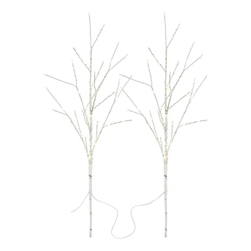 LED-ulkojouluvalosarja 100xLED/3xAA lämmin valkoinen IP44