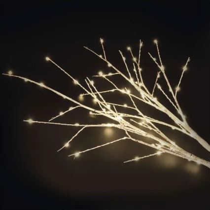 LED-ulkojouluvalosarja 100xLED/3xAA lämmin valkoinen IP44