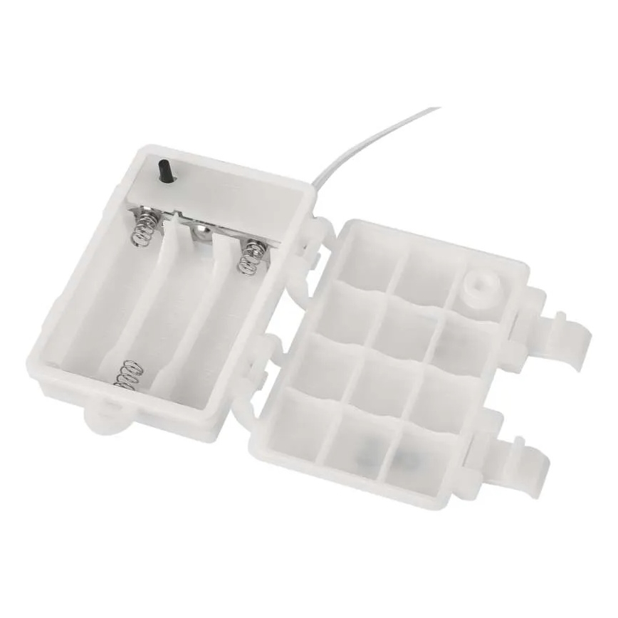 LED-ulkojouluvalosarja 100xLED/3xAA lämmin valkoinen IP44