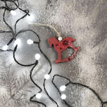 LED-ulkojouluvalosarja, 480 LED, 8 toimintoa, 53 m, kylmänvalkoinen, IP44