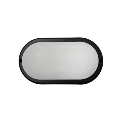LED-ulkokattovalaisin 8W/230V 4200K IP64, musta
