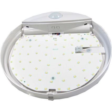 LED-ulkokattovalaisin anturilla LED/15W/230V IP44