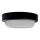 LED-ulkokattovalaisin LED/8W/230V 4200K halkaisija 14 cm IP64 musta
