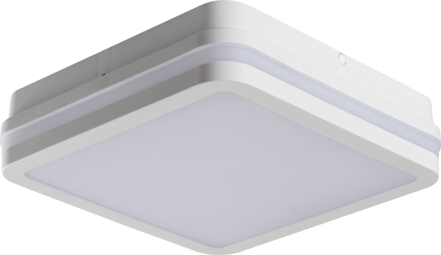 LED-ulkokattovalaisin liiketunnistimella BENO LED/12/18W/230V 3000/3500/4000K IP65 valkoinen kulmikas