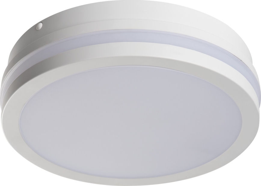 LED-ulkokattovalaisin liiketunnistimella BENO LED/12/18W/230V 3000/3500/4000K IP65 valkoinen pyöreä