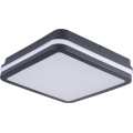 LED-ulkokattovalaisin liiketunnistimella BENO LED/24/30W/230V 3000/3500/4000K IP65 antrasiitti kulmikas