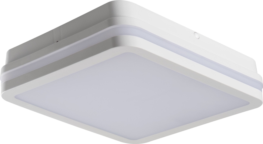 LED-ulkokattovalaisin liiketunnistimella BENO LED/24/30W/230V 3000/3500/4000K IP65 valkoinen kulmikas
