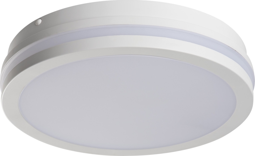 LED-ulkokattovalaisin liiketunnistimella BENO LED/24/30W/230V 3000/3500/4000K IP65 valkoinen pyöreä