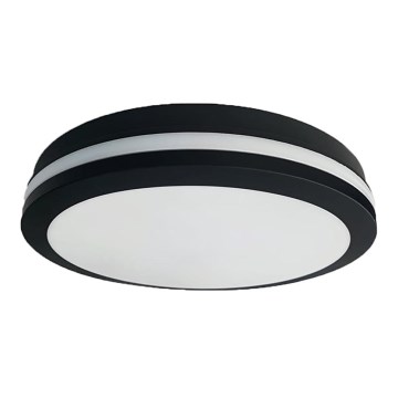 LED-ulkokattovalaisin MARLON LED/12W/230V 4000K IP54 musta