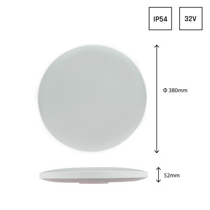 LED ulkokattovalaisin NYMPHEA LED/32W/230V IP54 3000K