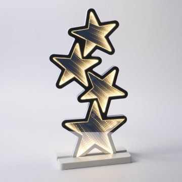 LED ulkokäyttöinen joulukoriste LED/3,6W/230V IP44 lämminvalkoinen tähdet