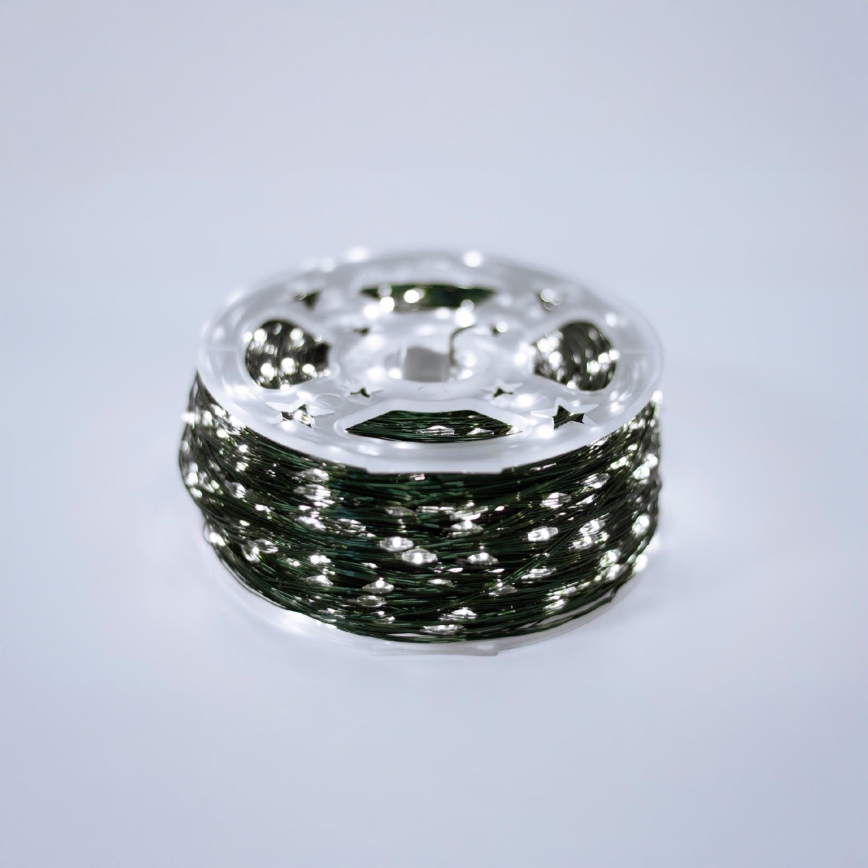 LED-ulkovaloketju 1500xLED/230V, 8 toimintoa, 153 m, IP44, kylmänvalkoinen + kaukosäädin