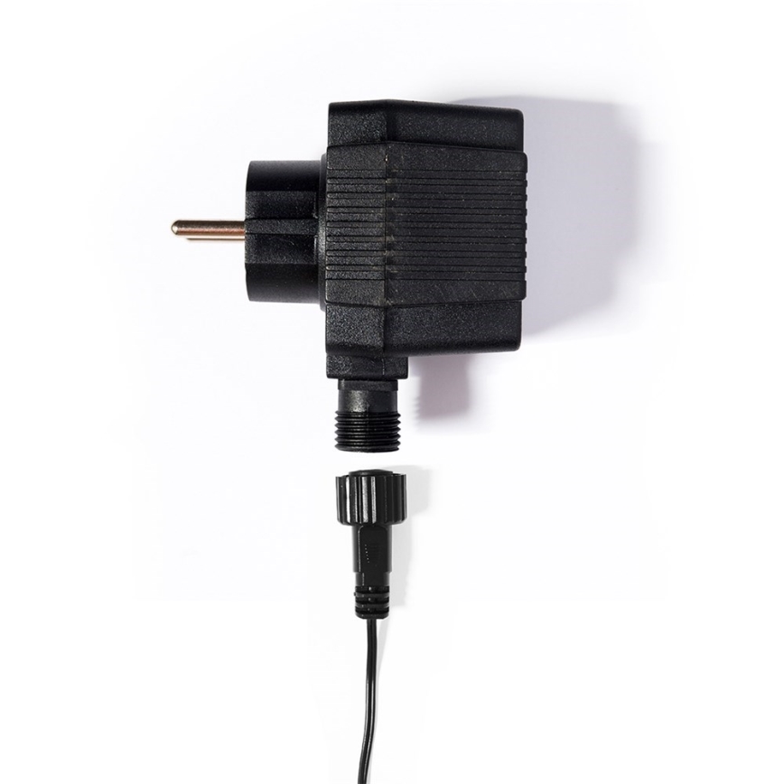 LED-ulkojouluketju FELICIA FILAMENT 20xE10 19m läpinäkyvä/lämpimänvalkoinen IP44, Made in the EU