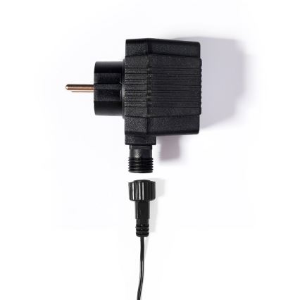 LED-ulkojouluketju FELICIA FILAMENT 20xE10 19m valkoinen/lämpimänvalkoinen IP44, Made in the EU