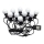 LED-ulkoketju STRING 5m 10xLED/0,5W/230V IP44 3000K