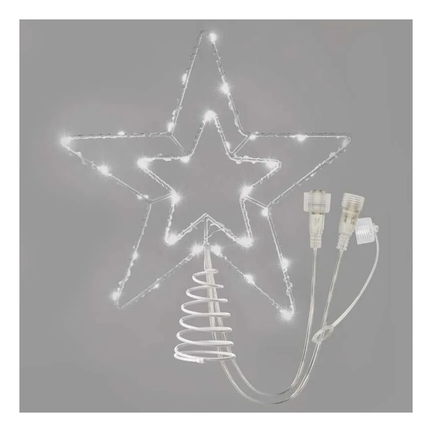 LED Ulkokäyttöön tarkoitettu joulukoriste 30xLED/4W/30V IP44 kylmän valkoinen