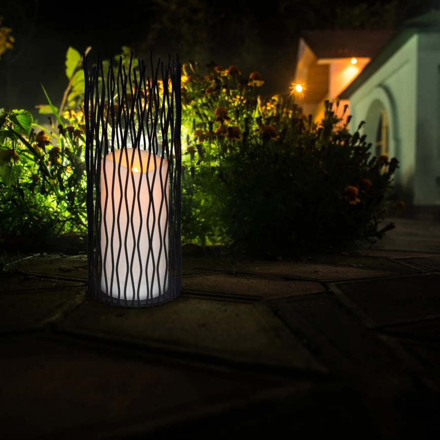 LED-ulkolamppu BORG 2xAA IP44