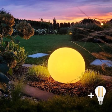 LED-ulkolamppu GLOBO 1xE27/9W/230V halkaisija 30 cm IP44