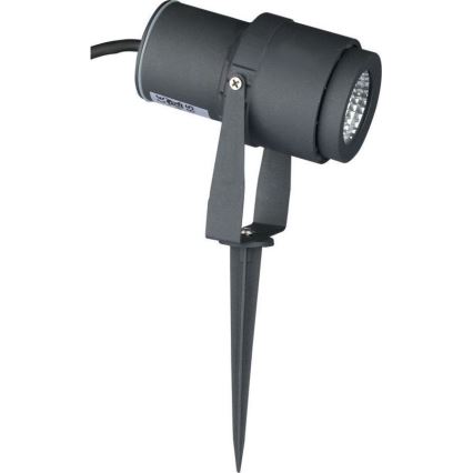 LED-ulkolamppu LED/12W/100-240V IP65 3000K harmaa