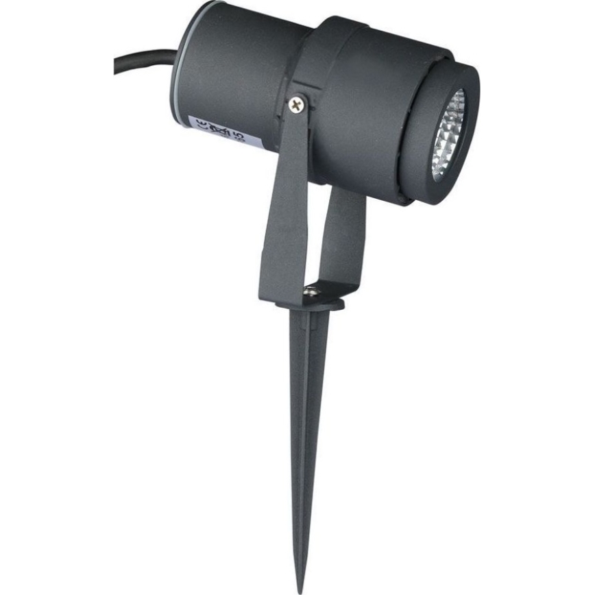 LED-ulkolamppu LED/12W/100-240V IP65 3000K harmaa