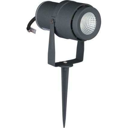 LED-ulkolamppu LED/12W/100-240V IP65 3000K harmaa