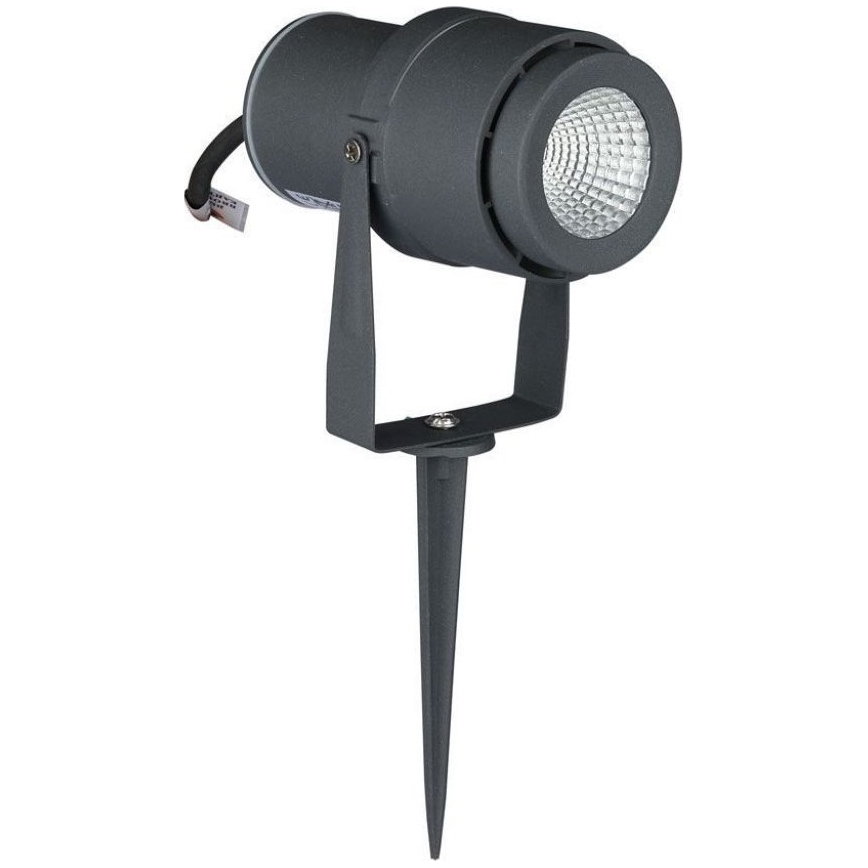 LED-ulkolamppu LED/12W/100-240V IP65 3000K harmaa