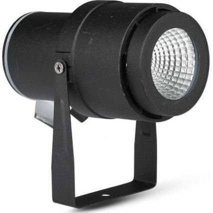 LED-ulkolamppu LED/12W/100-240V IP65 4000K musta