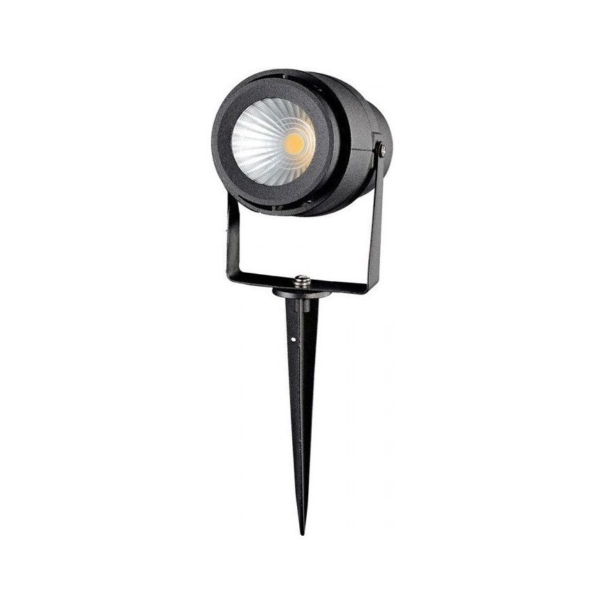 LED-ulkolamppu LED/12W/100-240V IP65 musta - vihreä valo