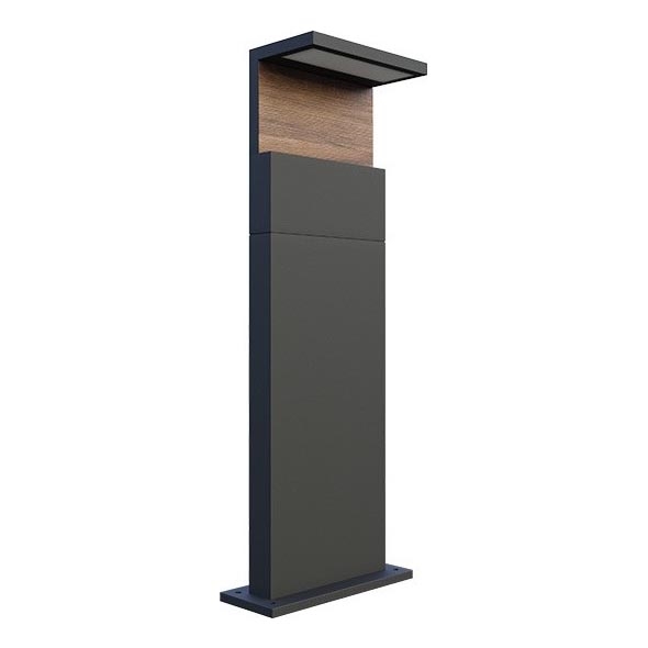LED-ulkolamppu NATURA LED/12W/230V 4000K 60 cm IP65 ruskea/antrasiitti