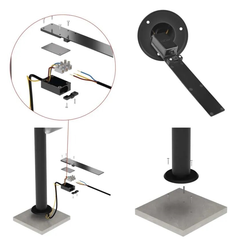 LED-ulkolamppu NIKA LED/12,5W/230V IP44 80 cm
