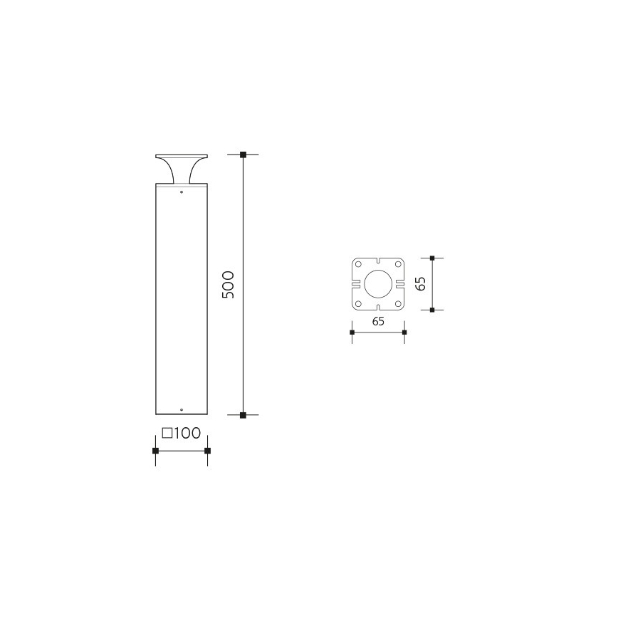 LED-ulkolamppu ORNELA LED/6W/230V 3000K IP54 antrasiitti