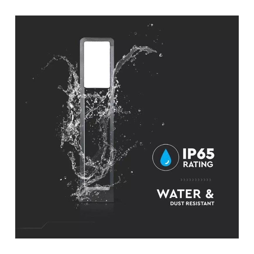 LED-ulkolamppu SAMSUNG CHIP LED/10W/230V 3000K IP65 musta