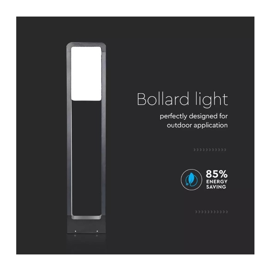 LED-ulkolamppu SAMSUNG CHIP LED/10W/230V 3000K IP65 musta