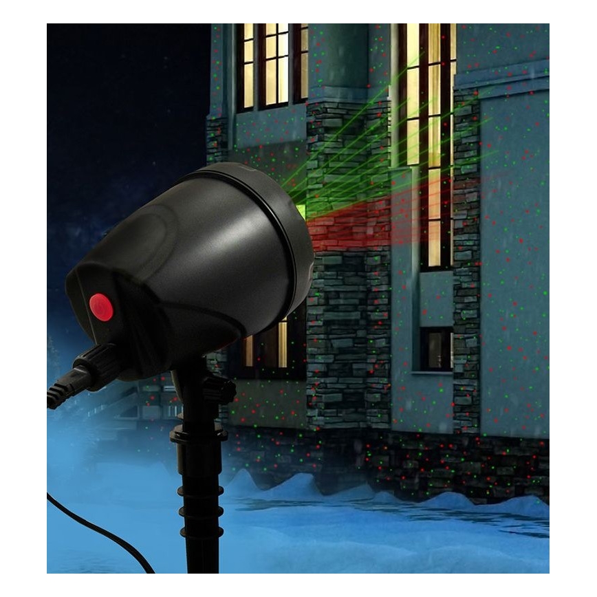 LED-ulkolaserprojektori LED / 5W / 230V IP44