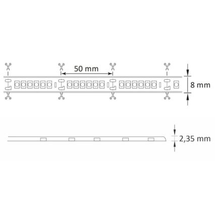 LED-ulkonauha 3m LED/23W/24V/230V 4000K IP65