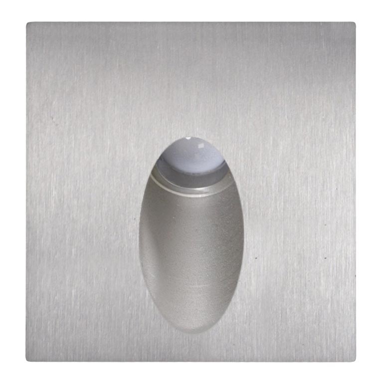 LED-ulkoportaikkovalaisimet ESPO LED/3W/230V mattakromi IP54