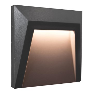 LED-ulkoportaikkovalaisimet HOLDEN LED/1W/230V IP65 antrasiitti