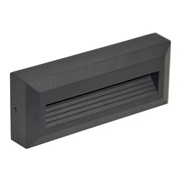 LED-ulkoportaikkovalaisimet KORA LED/1,2W/230V IP54 4000K antrasiitti