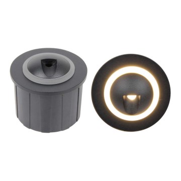 LED-ulkoportaikkovalaisimet Q2 LED/3W/230V IP44