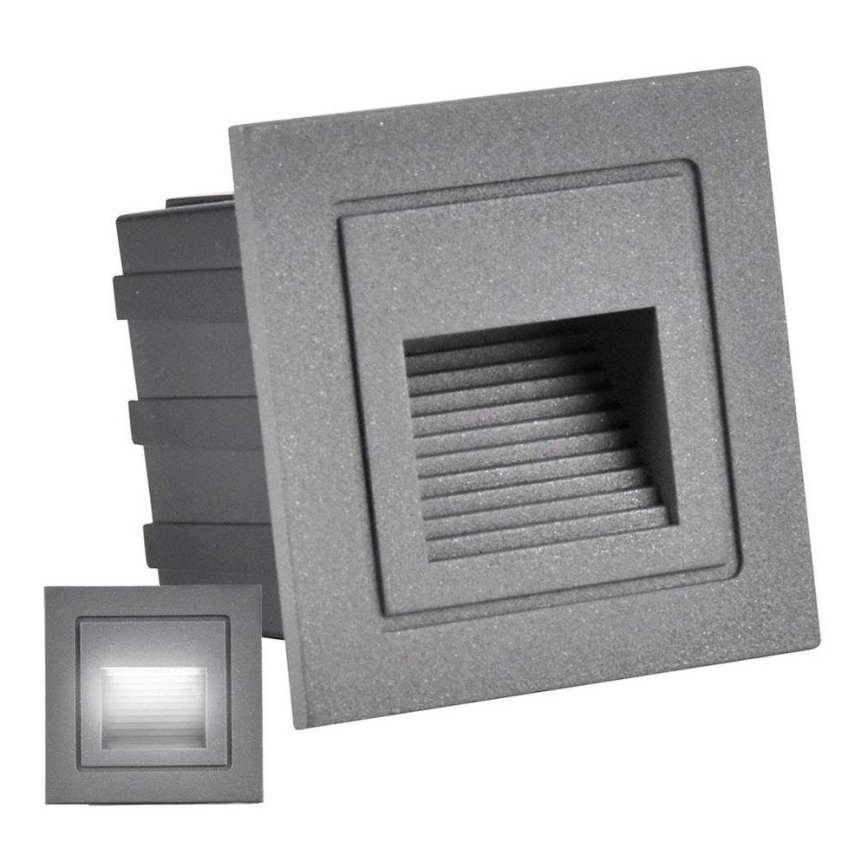 LED-ulkoportaikkovalaisimet Q6 LED/3W/230V IP44