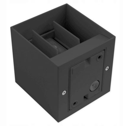 LED Ulkoseinävalaisin 2xLED/3W/230V IP54 antrasiitti